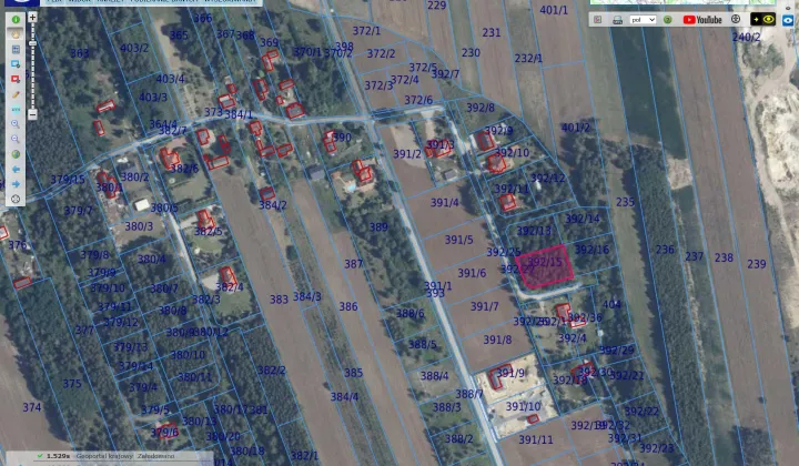 Działka rolno-budowlana Zelgoszcz, ul. Liściasta