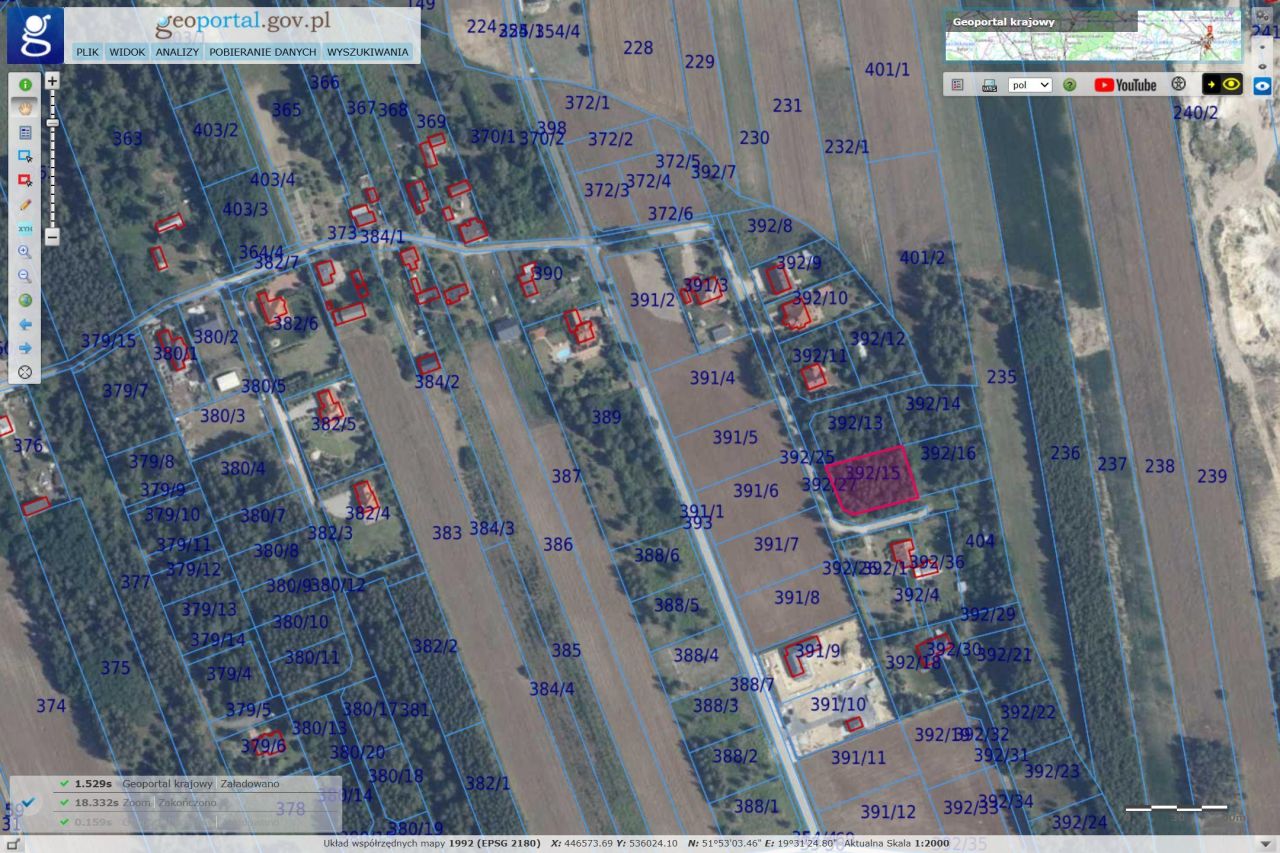 Działka rolno-budowlana Zelgoszcz Nowa Zelgoszcz, ul. Liściasta 11. Zdjęcie 3