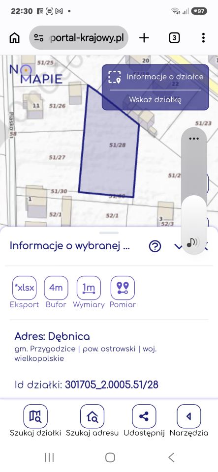 Działka na sprzedaż bez pośredników
ul. Litewska
Dębnica