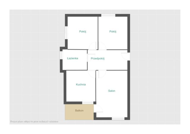 Mieszkanie 3-pokojowe Opalenica, os. Centrum. Zdjęcie 16