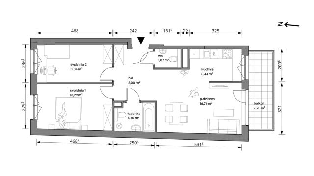 Mieszkanie 3-pokojowe Warszawa Włochy, ul. Trzcinowa. Zdjęcie 7