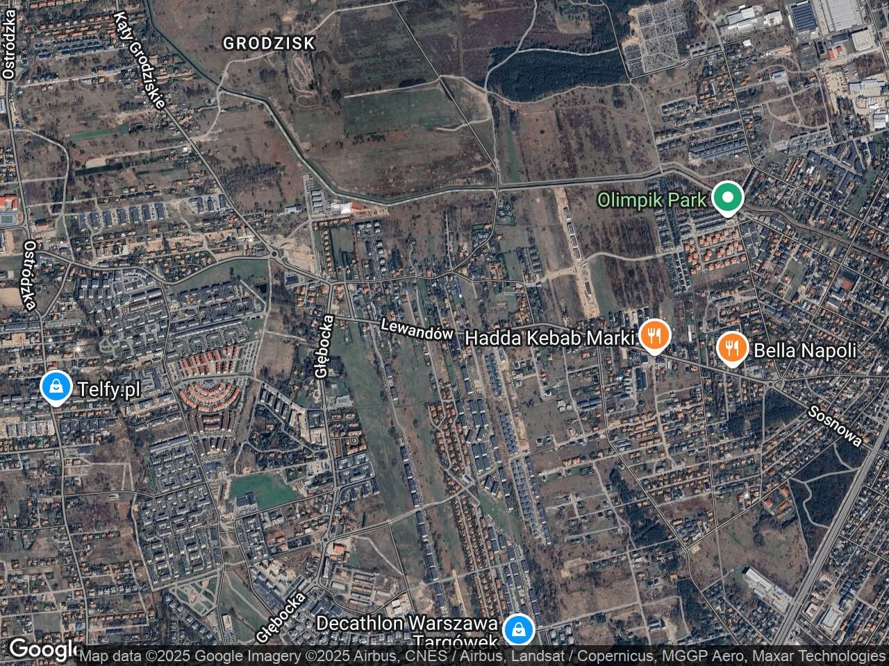 Działka budowlana Warszawa Białołęka, ul. Lewandów