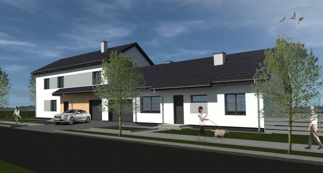 dom szeregowy, 4 pokoje Stargard Osetno, ul. Kępa. Zdjęcie 1