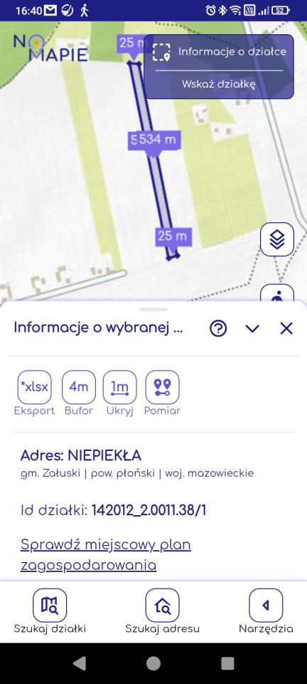 Działka rolno-budowlana Niepiekła. Zdjęcie 1