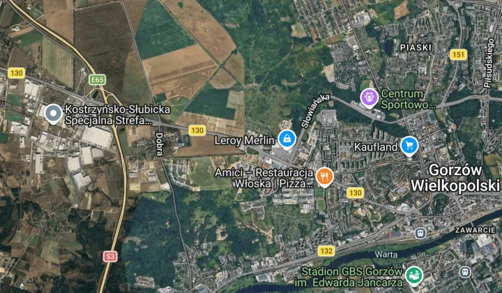 Działka rod Gorzów Wielkopolski, ul. Myśliborska