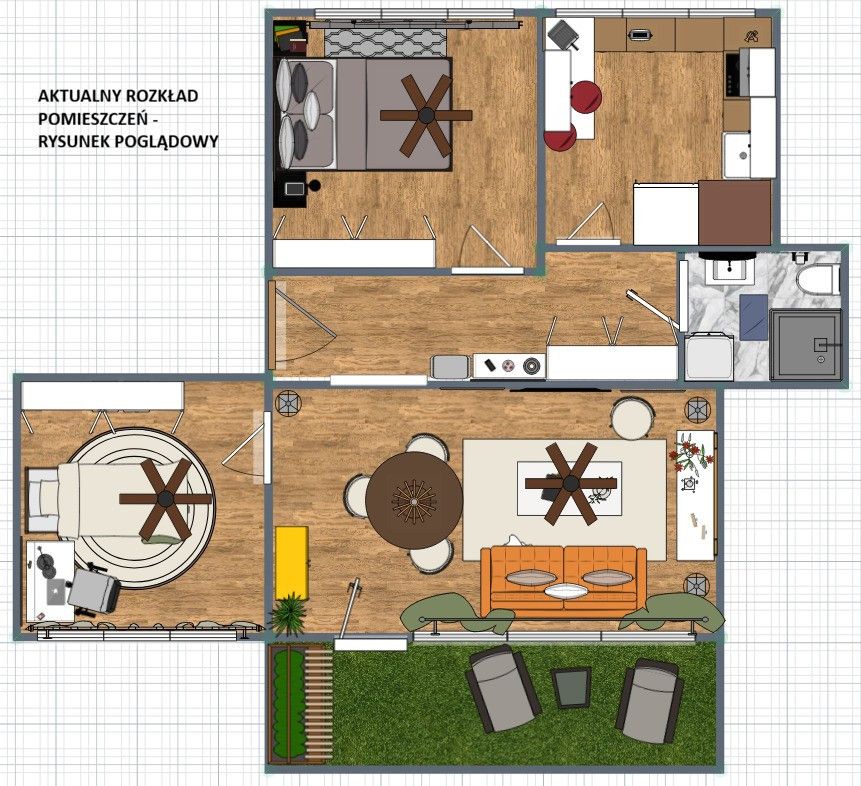 Mieszkanie 3-pokojowe Wrocław Kuźniki, ul. Włodzimierza Majakowskiego. Zdjęcie 31