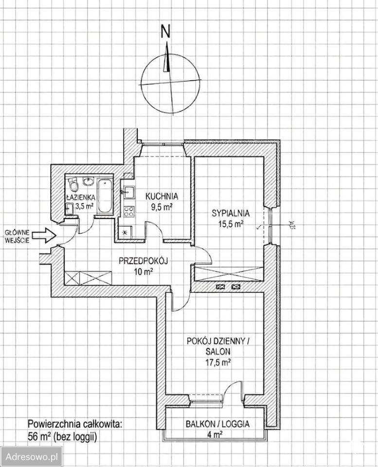Mieszkanie 2-pokojowe Kraków Krowodrza, ul. Chocimska. Zdjęcie 5
