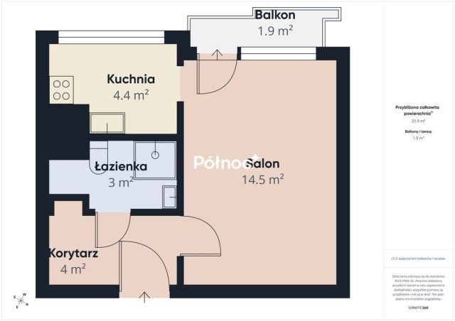 Mieszkanie 1-pokojowe Białystok Antoniuk, ul. Władysława Broniewskiego. Zdjęcie 7