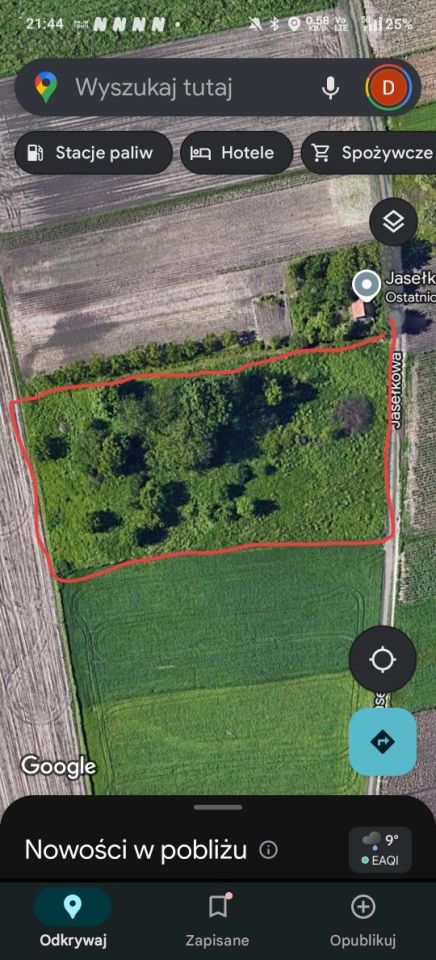 Działka rolna Kraków Lubocza, ul. Jasełkowa