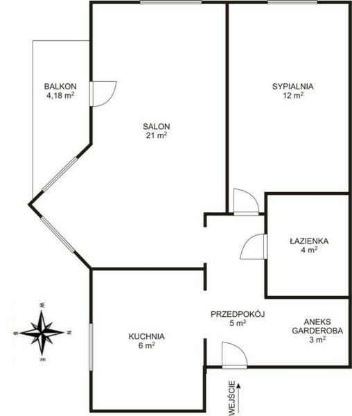 Mieszkanie 2-pokojowe Warszawa Rembertów, ul. Kadrowa. Zdjęcie 12