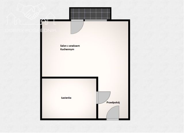 Mieszkanie 1-pokojowe Gdańsk Morena, ul. Magellana. Zdjęcie 1