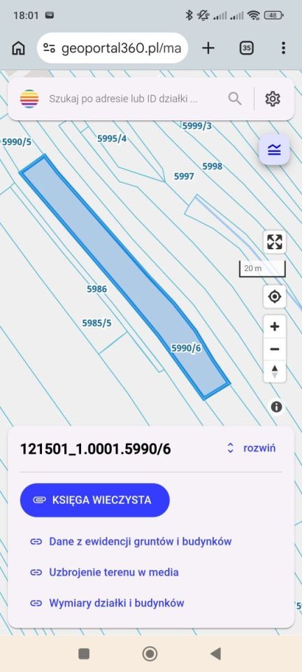 Działka rolno-budowlana Jordanów. Zdjęcie 5