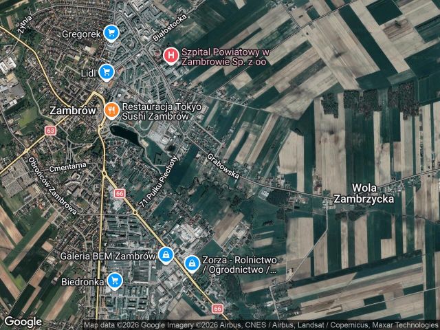 Działka rolno-budowlana Zambrów, ul. Grabowska. Zdjęcie 1