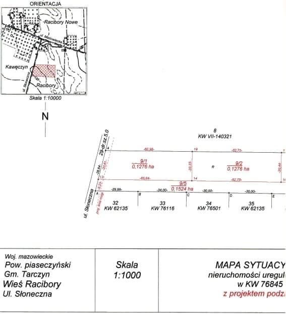 Działka budowlana Racibory, ul. Słoneczna. Zdjęcie 2