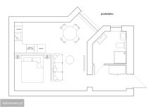 Mieszkanie 2-pokojowe Łódź Polesie, al. 1 Maja. Zdjęcie 3