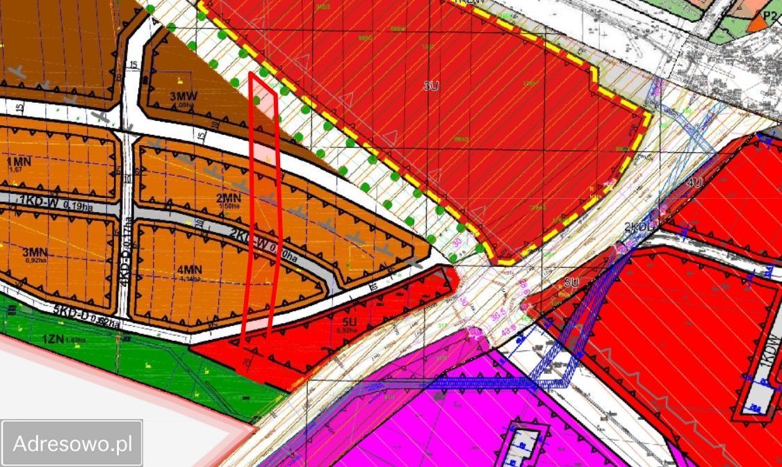 Działka budowlana Lubin, ul. Chocianowska. Zdjęcie 3