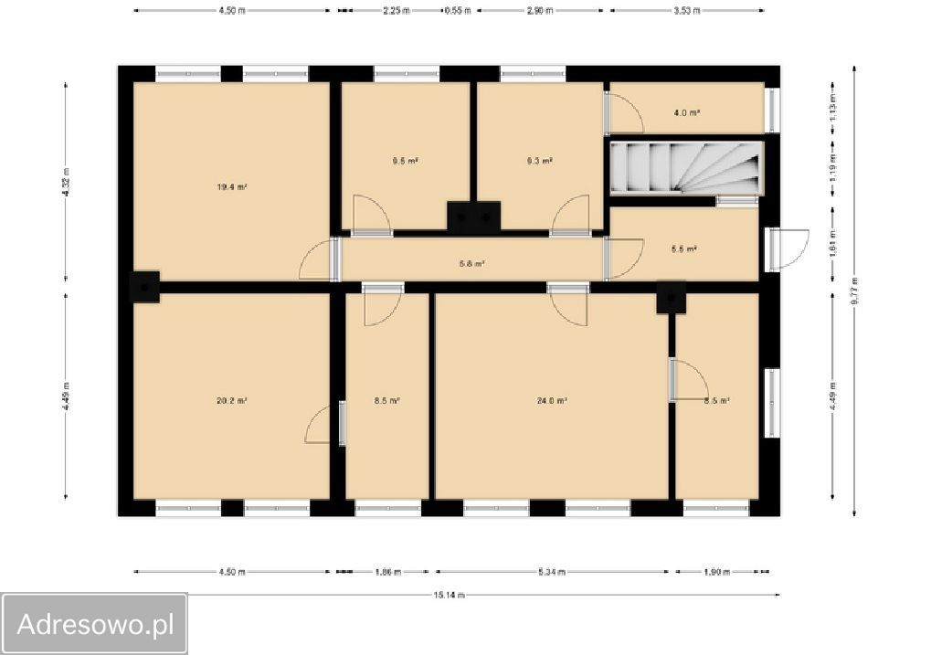 siedlisko, 5 pokoi Brokęcino. Zdjęcie 17