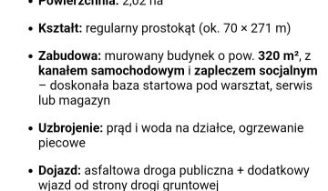 Działka inwestycyjna Ługi-Rętki
