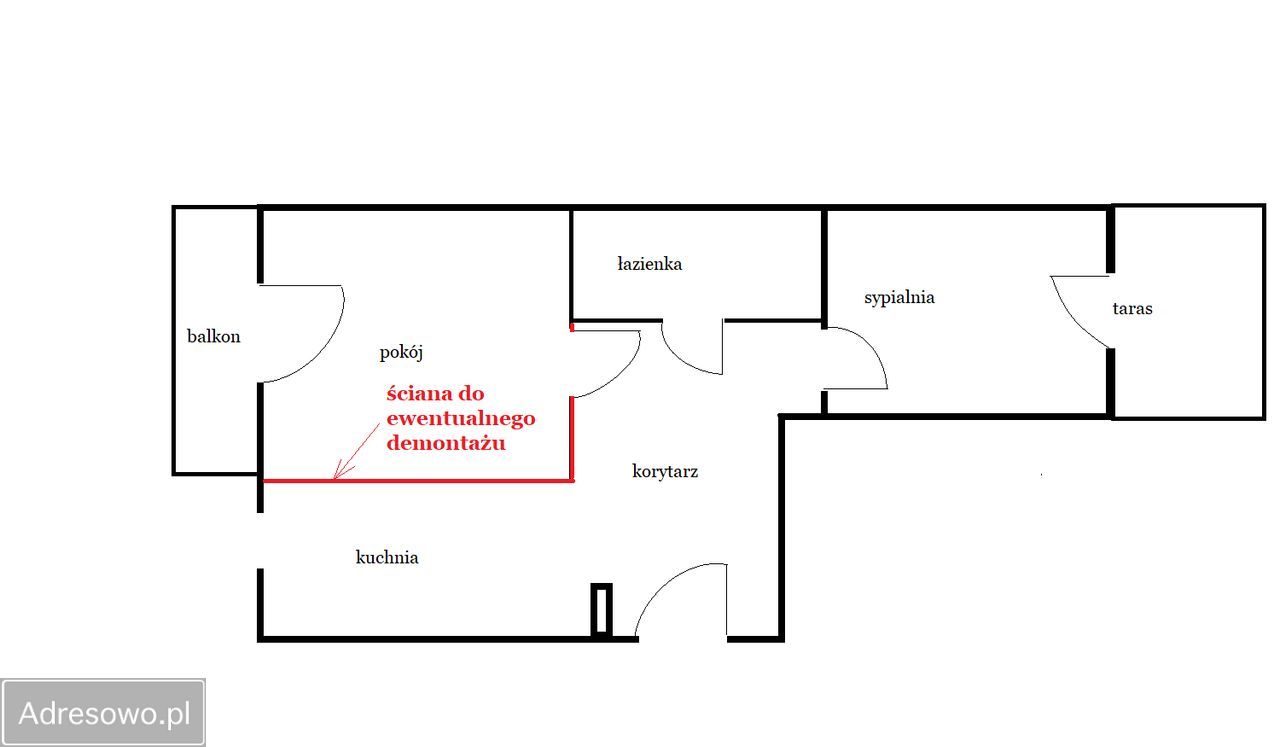 Mieszkanie 2-pokojowe Wrocław Psie Pole, ul. Chałupnicza. Zdjęcie 15