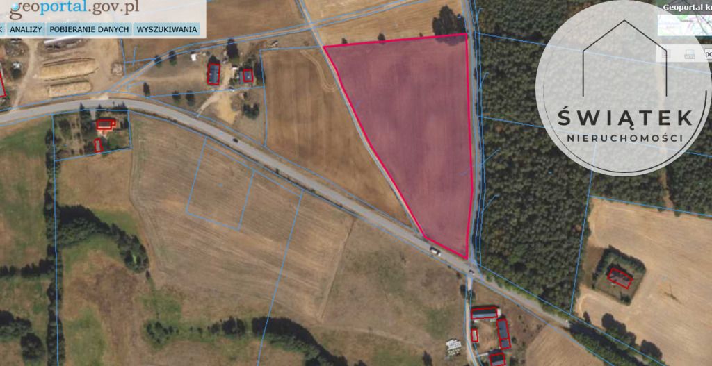 Działka budowlana Rogowo. Zdjęcie 4