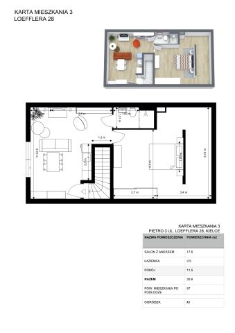 Mieszkanie 2-pokojowe Kielce Szydłówek, ul. Franciszka Loefflera. Zdjęcie 1