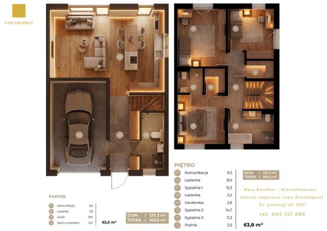 dom szeregowy, 5 pokoi Łódź Nowosolna. Zdjęcie 2