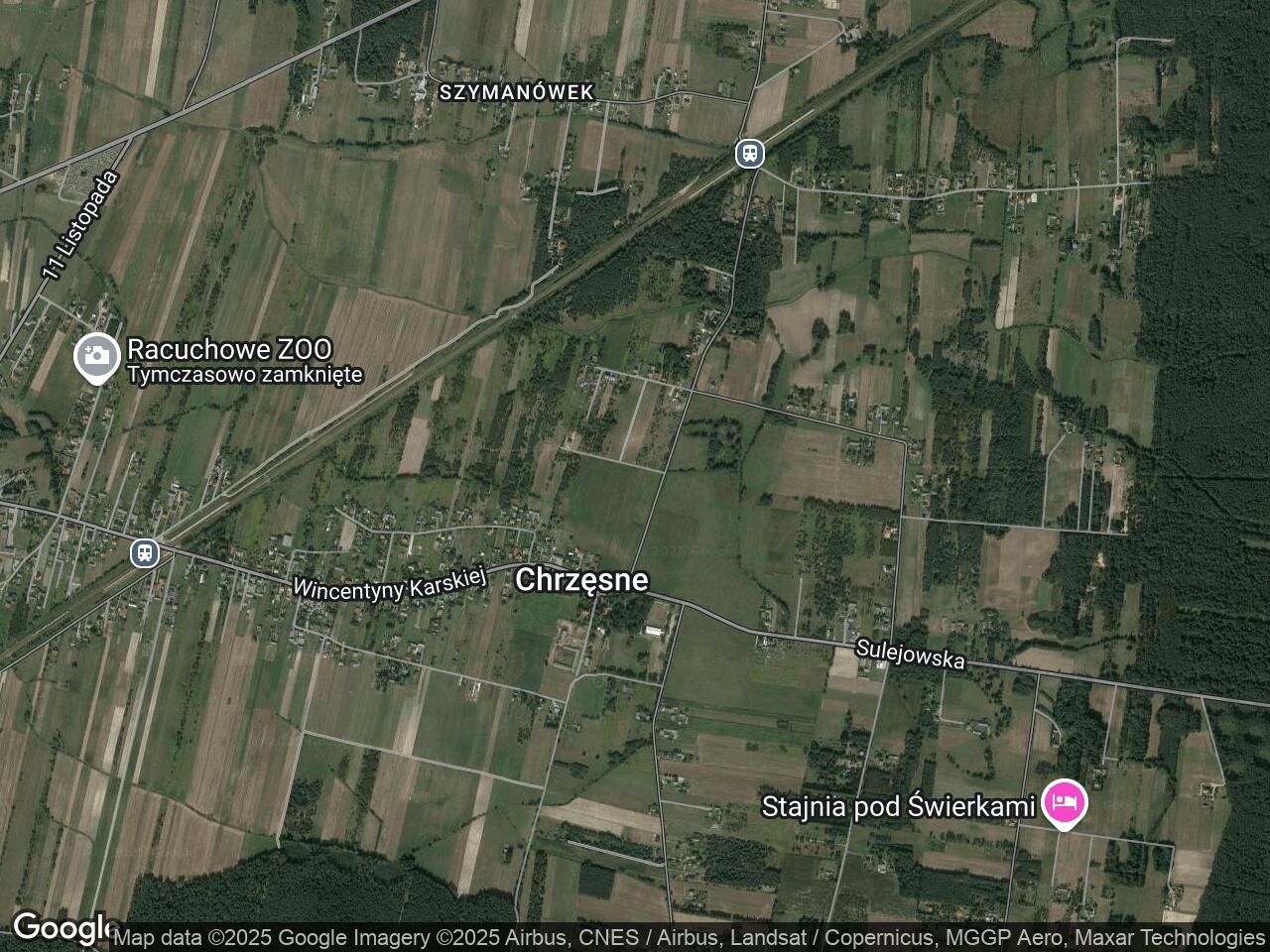 Działka budowlana Chrzęsne, ul. Myśliwiecka