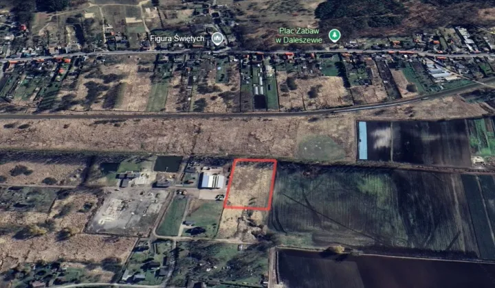 Działka budowlana Daleszewo, ul. Kwiatowa