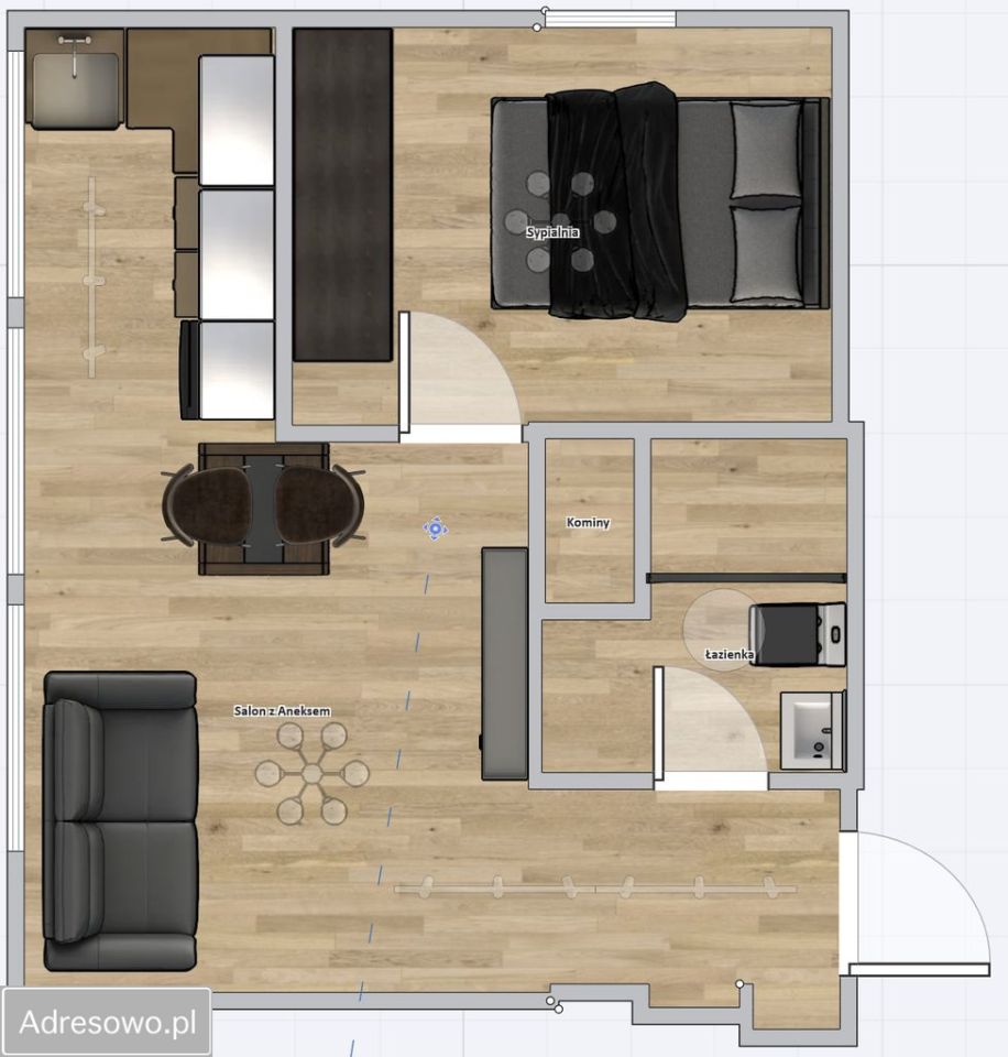 Mieszkanie 2-pokojowe Gdańsk Orunia, ul. Diamentowa. Zdjęcie 10