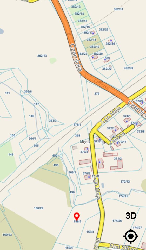 Działka rolno-budowlana Męcikał, ul. 3 Maja. Zdjęcie 3