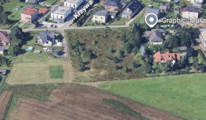 Działka budowlana Rybnik Zebrzydowice, ul. Krzywa