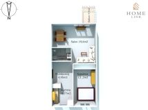 Mieszkanie 2-pokojowe Olsztyn Jaroty, ul. Jerzego Burskiego. Zdjęcie 4