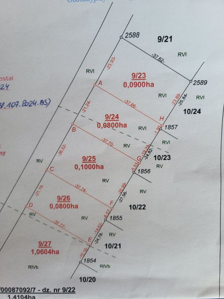 Działka budowlana Dosin