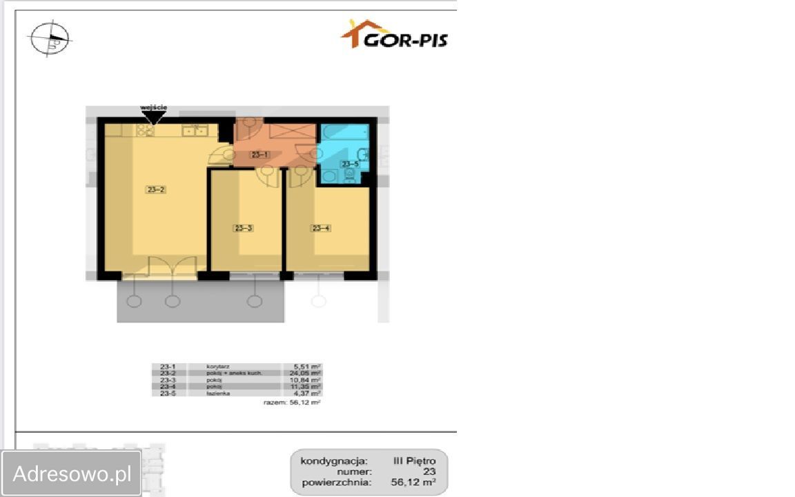 Mieszkanie 3-pokojowe Ząbki, ul. Christiana Andersena. Zdjęcie 6