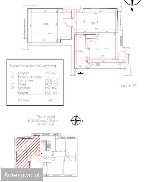 kamienica Poznań Dębiec, ul. 28 Czerwca 1956 r.. Zdjęcie 10