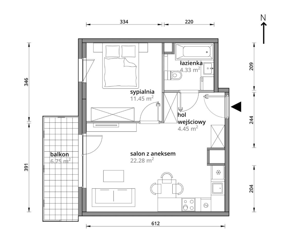 Mieszkanie 2-pokojowe Warszawa Praga-Południe, ul. Podskarbińska. Zdjęcie 7