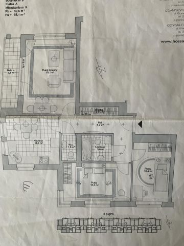 Mieszkanie 3-pokojowe Gdynia Chwarzno-Wiczlino, ul. Jana Kamrowskiego. Zdjęcie 10