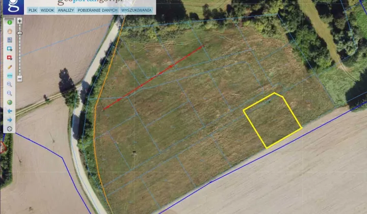 Działka rolno-budowlana Medyny