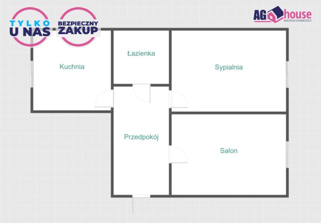 Mieszkanie 2-pokojowe Gdańsk Wrzeszcz, al. Grunwaldzka. Zdjęcie 6