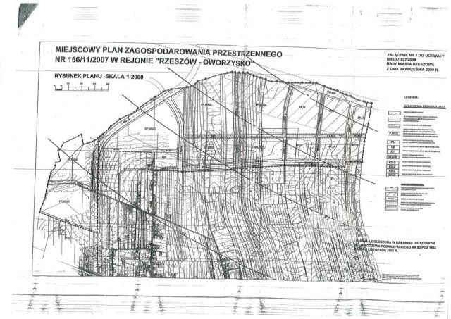 Działka inwestycyjna Rzeszów Dworzysko, ul. Ludwika Chmury. Zdjęcie 3