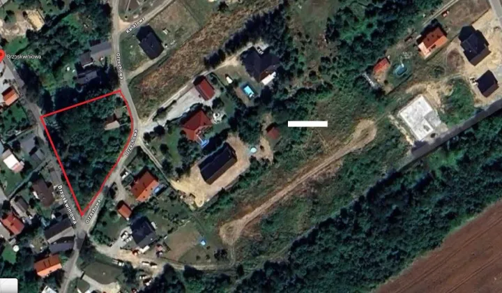 Działka budowlana Gęsiniec, ul. Brzoskwiniowa