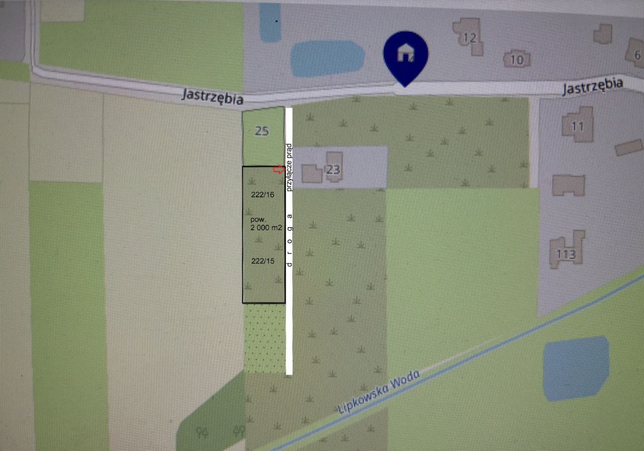 Działka budowlana Lipków, ul. Jastrzębia. Zdjęcie 6