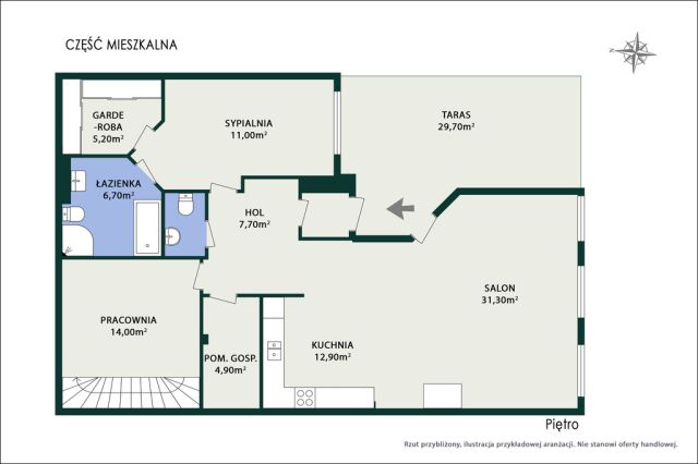 dom szeregowy, 6 pokoi Pruszków, ul. Miejska. Zdjęcie 15