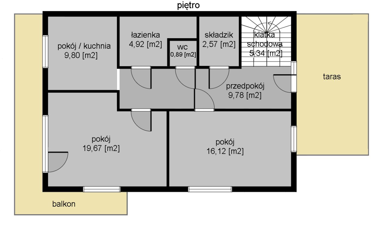 dom wolnostojący, 5 pokoi Kraków Łagiewniki, ul. Aleksandra Fredry. Zdjęcie 17