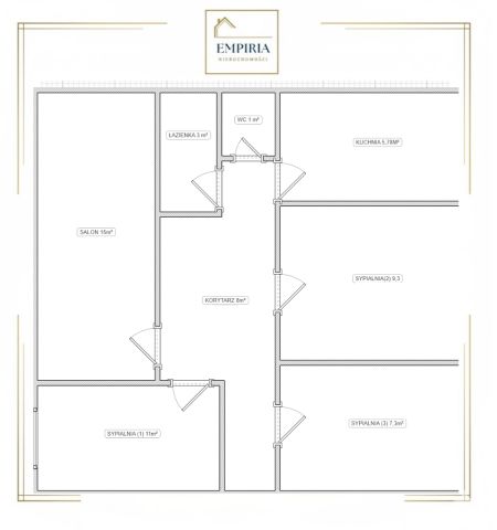 Mieszkanie 4-pokojowe Nowa Wieś, os. Czwartaków. Zdjęcie 13