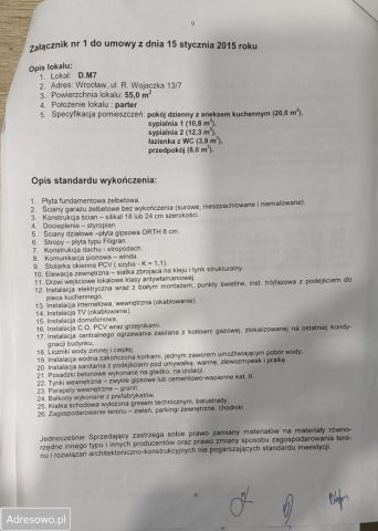 Mieszkanie 3-pokojowe Wrocław Sołtysowice, ul. Rafała Wojaczka. Zdjęcie 12