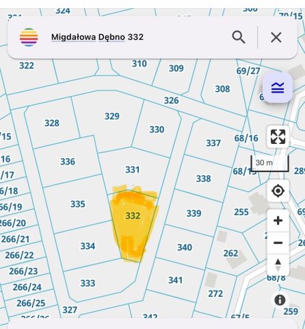 Działka budowlana Dębno, ul. Migdałowa. Zdjęcie 1