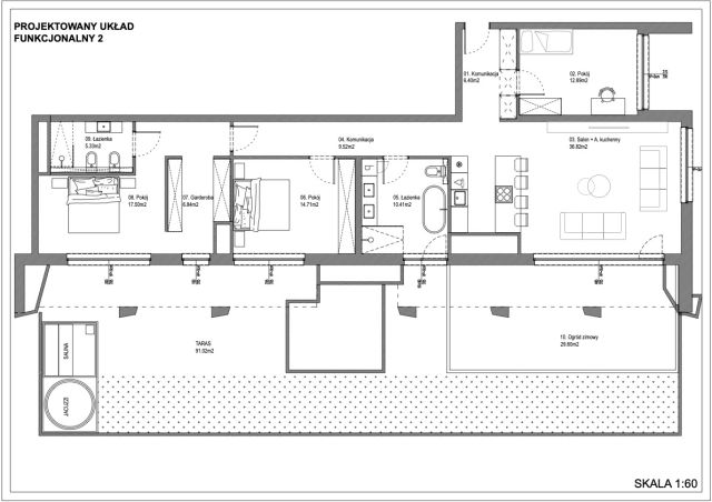 Mieszkanie 4-pokojowe Poznań Centrum, ul. Kolejowa. Zdjęcie 17
