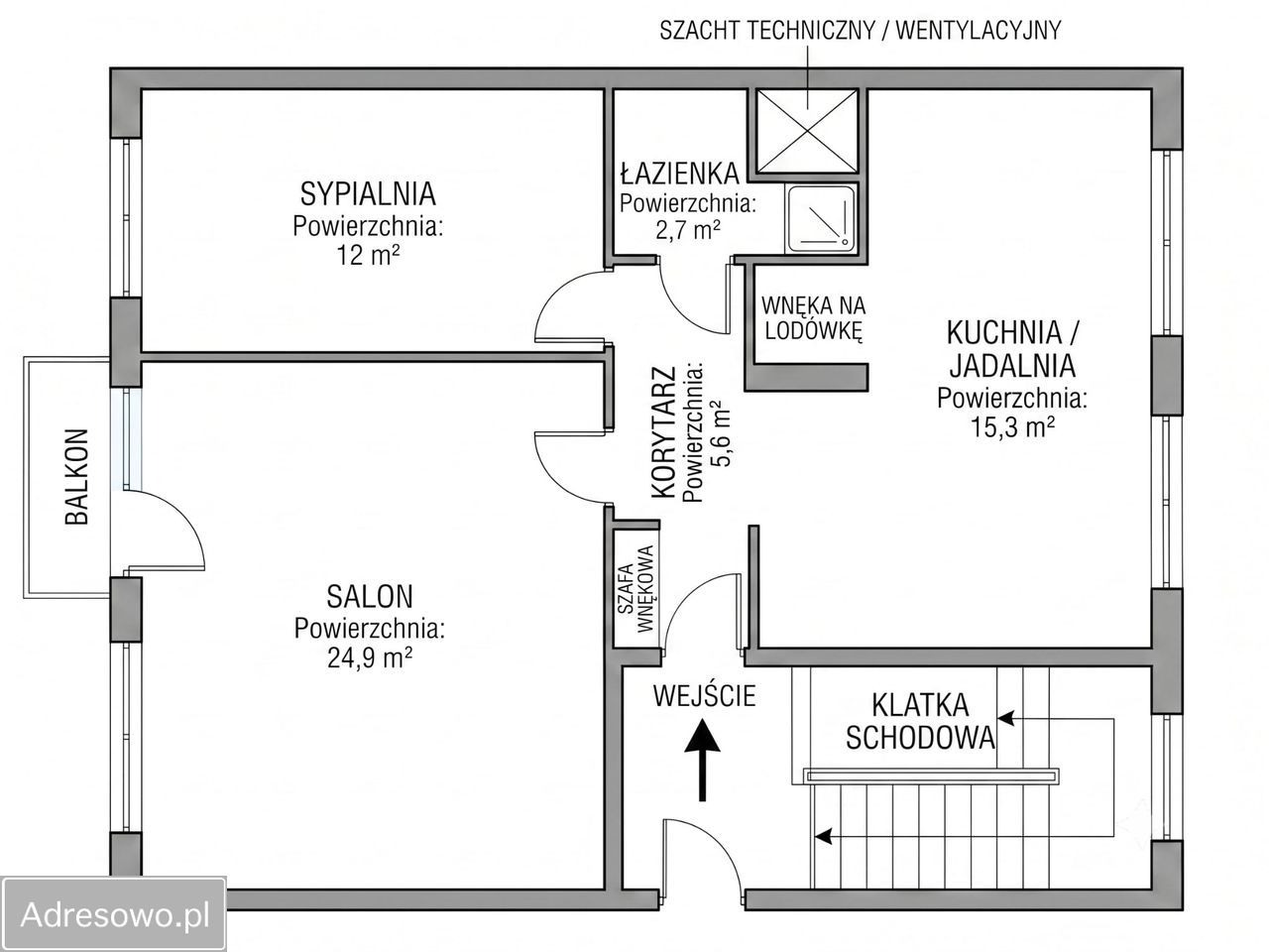 Mieszkanie 3-pokojowe Ostrołęka, ul. Henryka Sienkiewicza. Zdjęcie 16