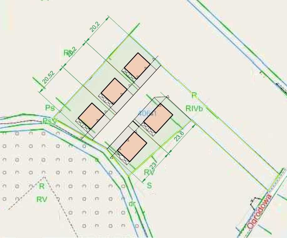 Działka budowlana Boruja Kościelna. Zdjęcie 4
